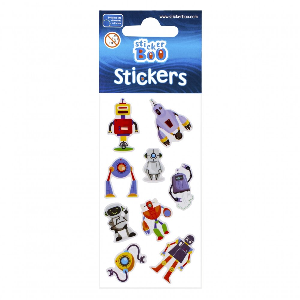 Stickerboo Abtibilduri forma roboti
