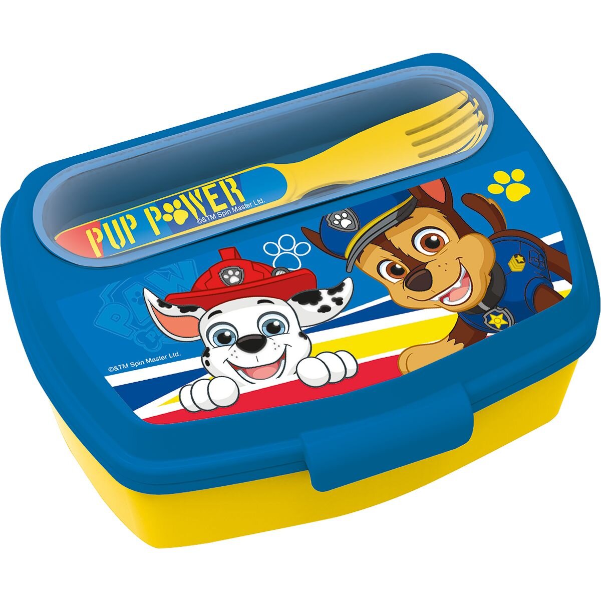 Stor Caserola de pranz cu tacamuri Paw Patrol