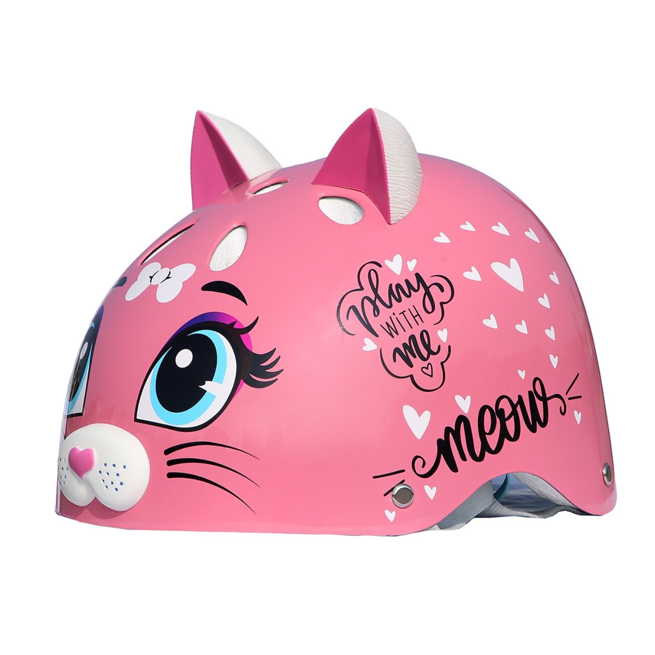 Street Jam Casca de protectie Kitty Cat Marimea S Roz