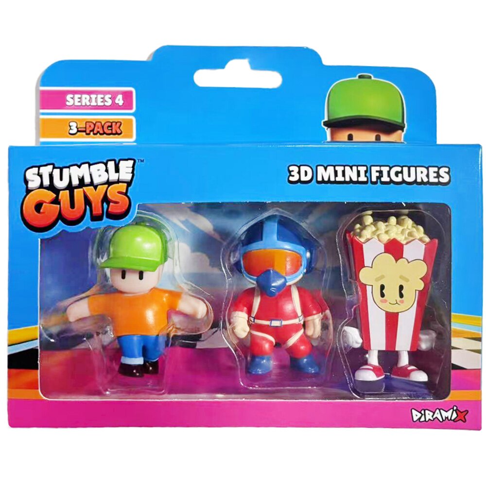 Stumble Guys Set 3 mini figurine 3D S4