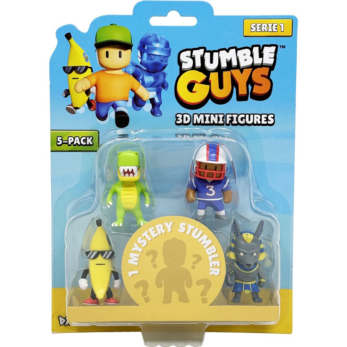 Stumble Guys Set 5 mini figurine 3D S1