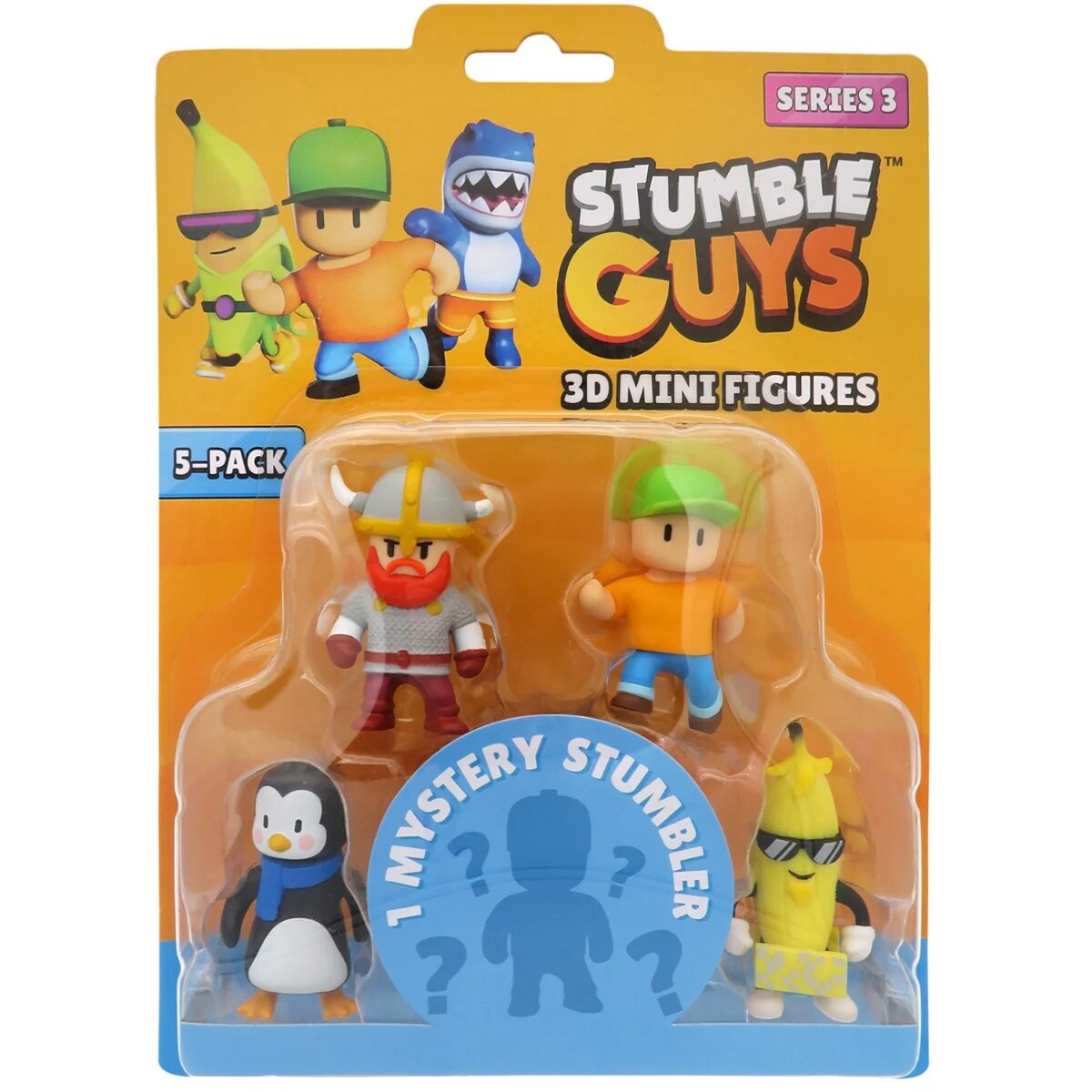Stumble Guys Set 5 mini figurine 3D S3