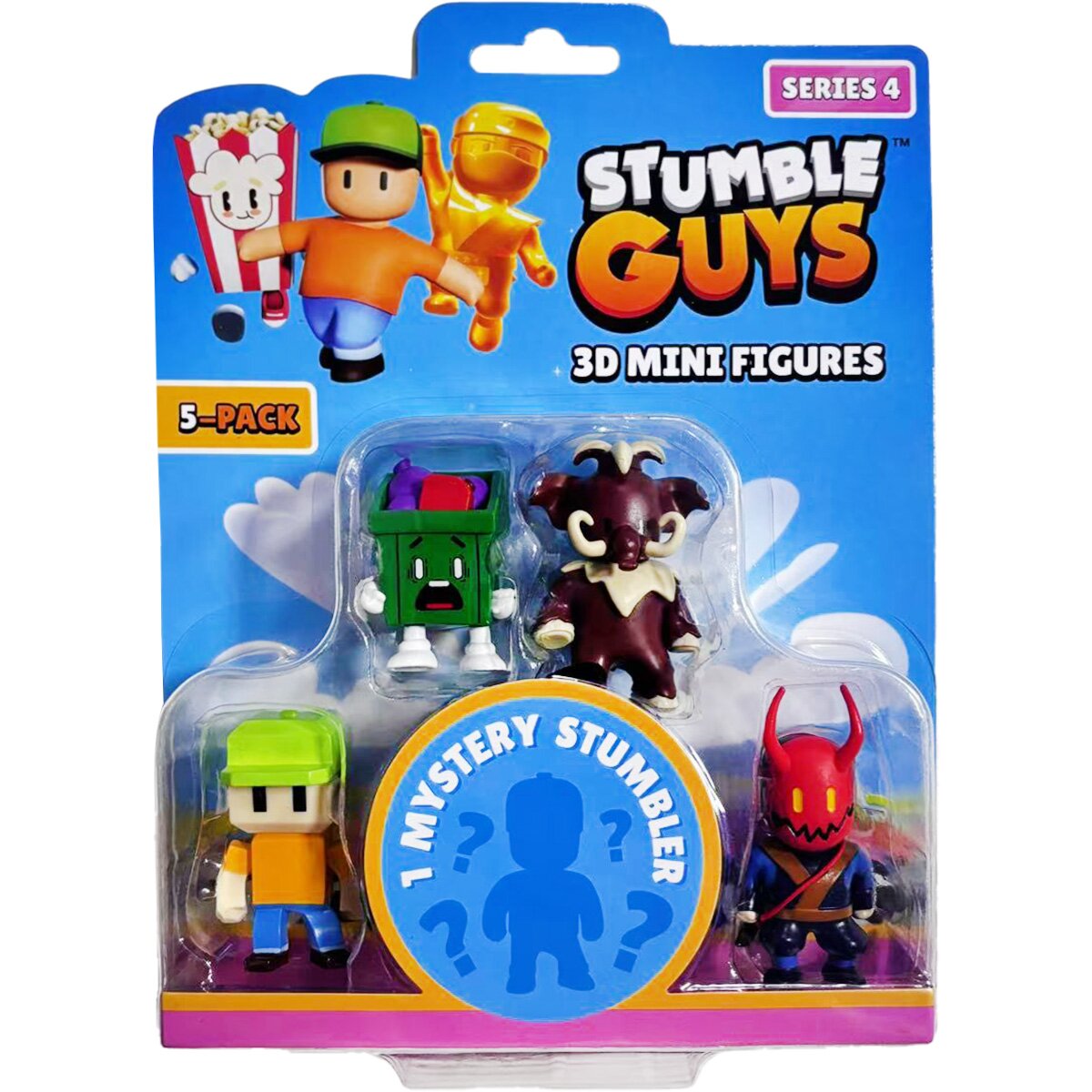 Stumble Guys Set 5 mini figurine 3D S4