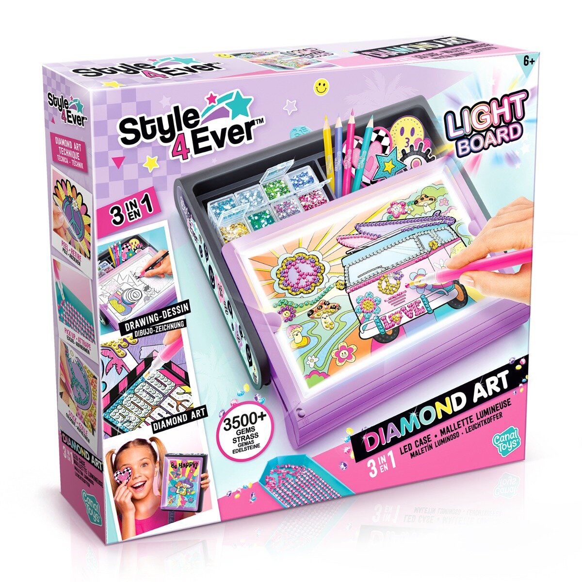 Style 4 Ever Set creativ 3 in 1 Diamond Art