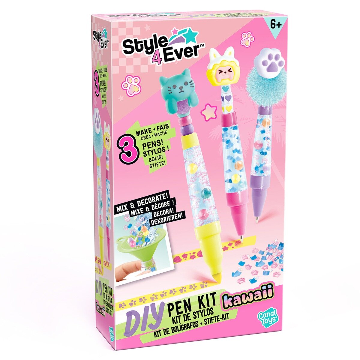 Style 4 Ever Set de creat 3 pixuri Kawaii