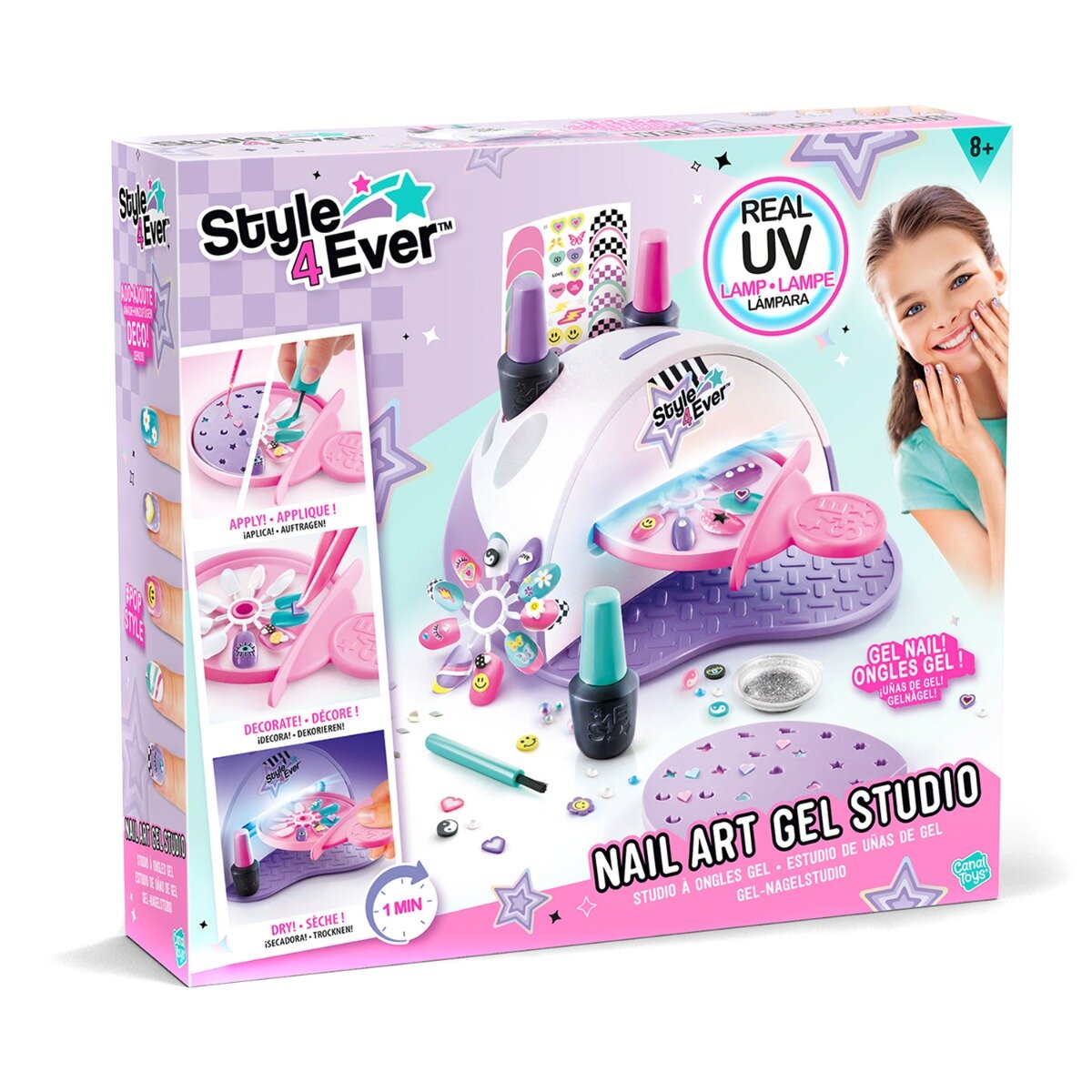 Style 4 Ever Set manichiura cu lampa UV Nail Art Gel Studio