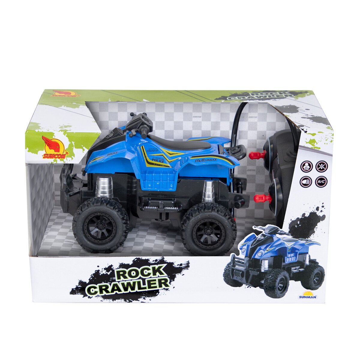 Suncon ATV cu telecomanda Rock Crawler 1:28