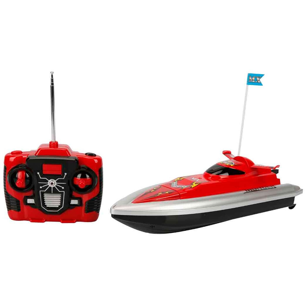 Suncon Barca cu telecomanda 27 Mhz Rosu 32 cm