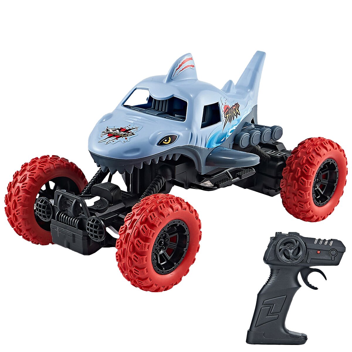 Suncon Masina 4x4 cu telecomanda Shark Ultra Rock Crawler Blue 1:18