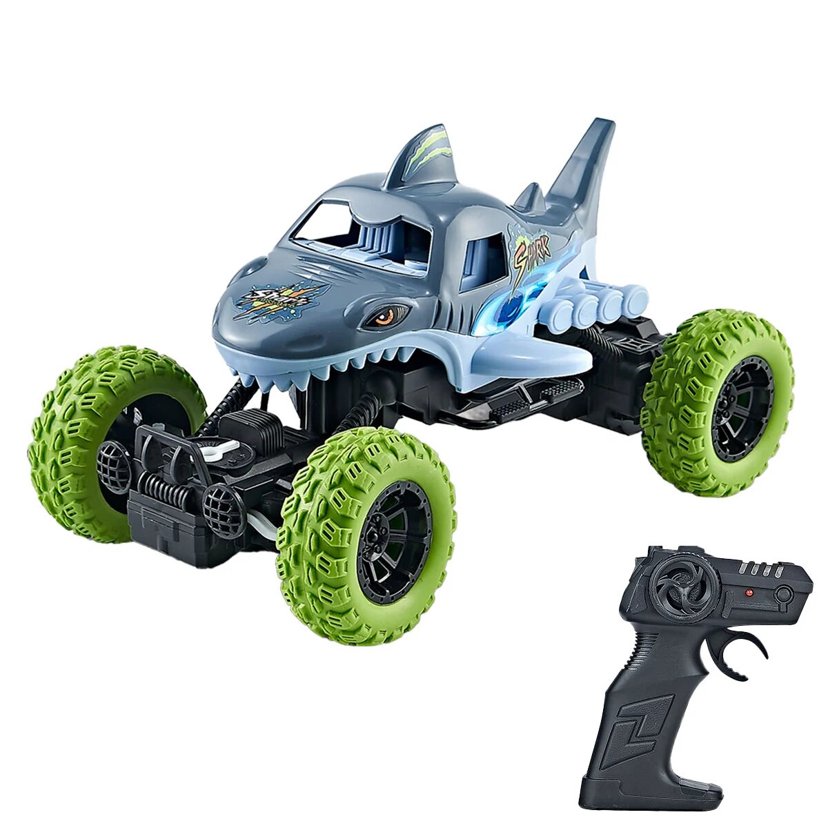 Suncon Masina 4x4 cu telecomanda Shark Ultra Rock Crawler Gri 1:18