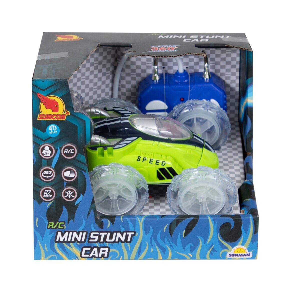 Suncon Masina cu telecomanda Ultimate Stunts Car Galben
