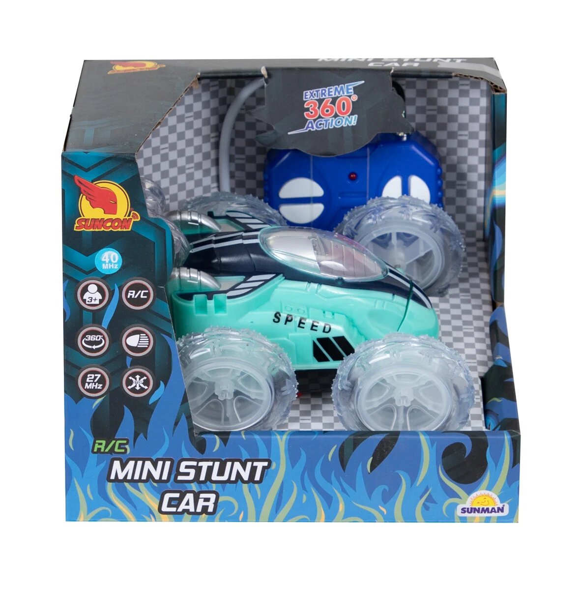 Suncon Masina cu telecomanda Ultimate Stunts Car Verde