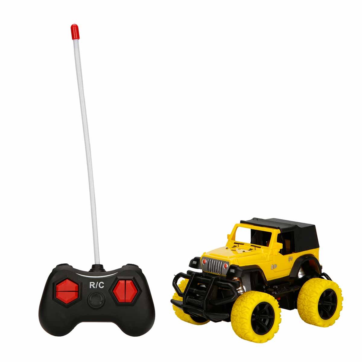 Suncon Mini masinuta cu telecomanda si prelata 1:43 Galben