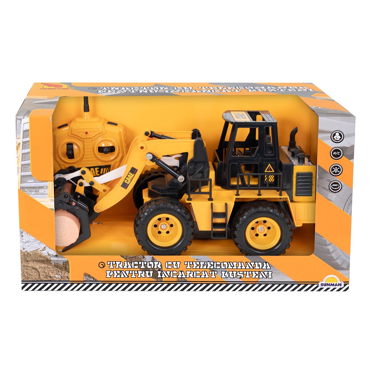 Suncon Tractor cu telecomanda pentru incarcat busteni 1:24