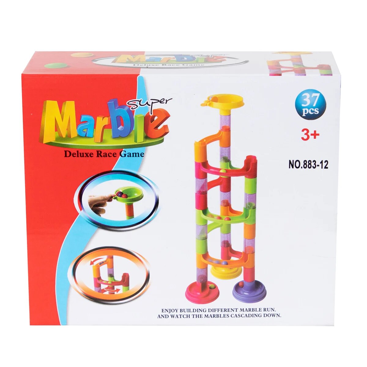 Sunman Joc de constructie cu bile 37 piese
