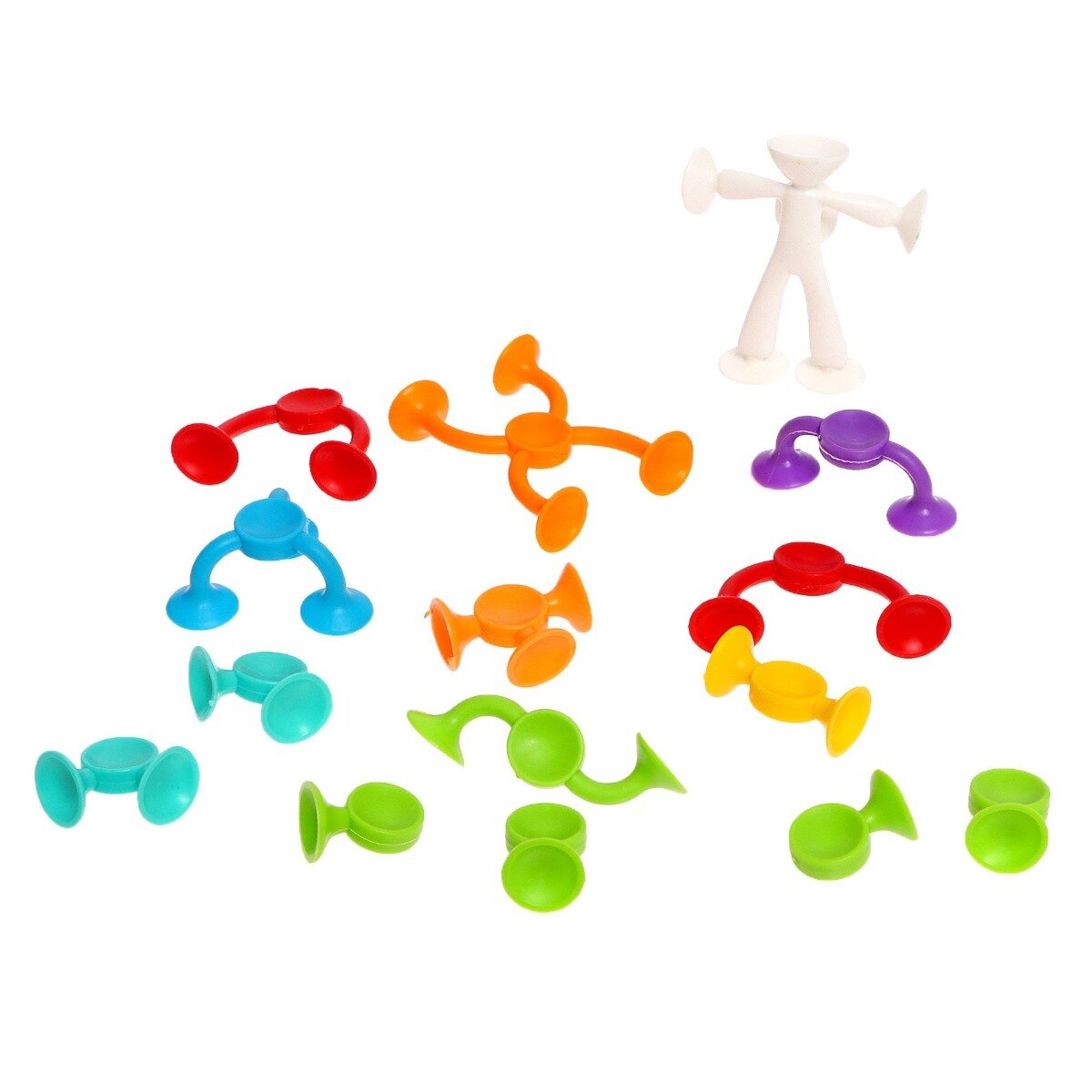 Sunman Joc de constructie cu ventuze Sibelly 7 piese