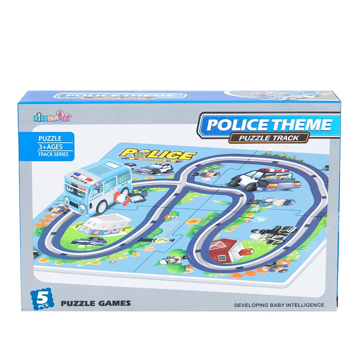 Sunman Joc si puzzle 2 In 1 Masina de politie