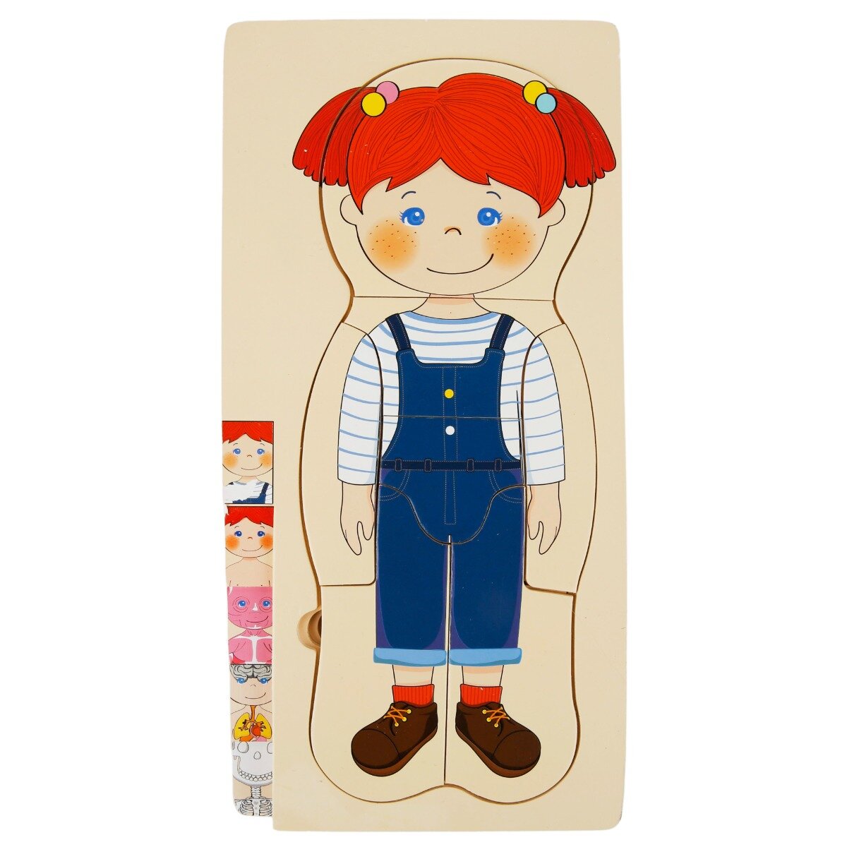 Sunman Puzzle din lemn Corpul Uman 4 x 7 piese