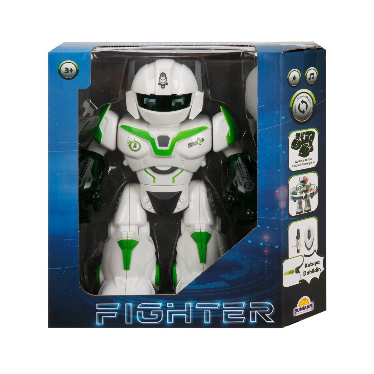 Sunman Robot cu lumini si sunete Fighter 22 cm