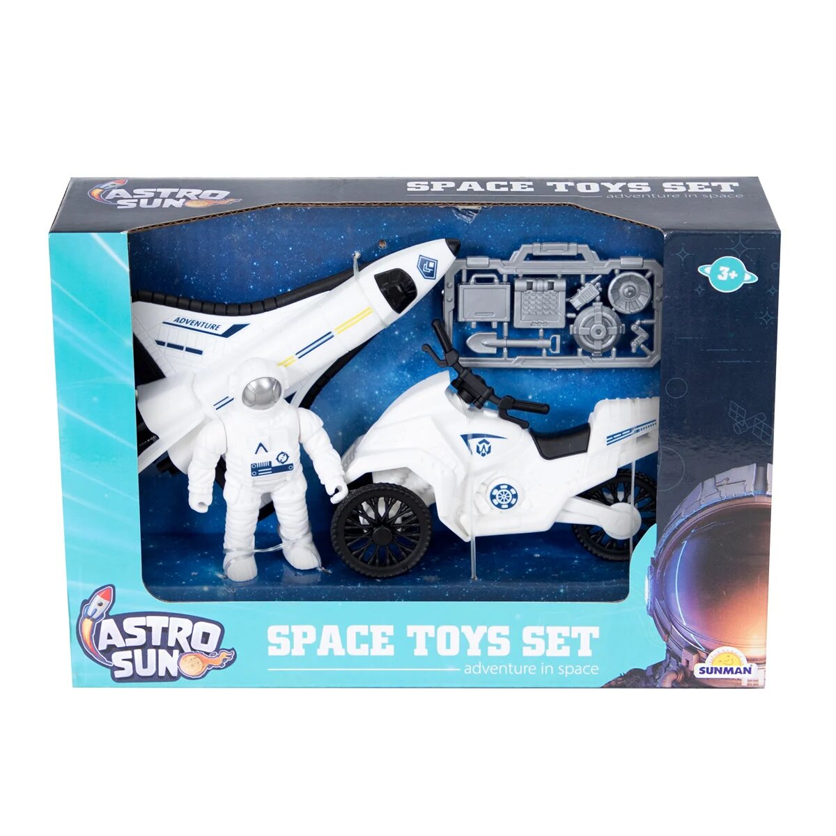 Sunman Set 2 vehicule spatiale si astronaut Avion