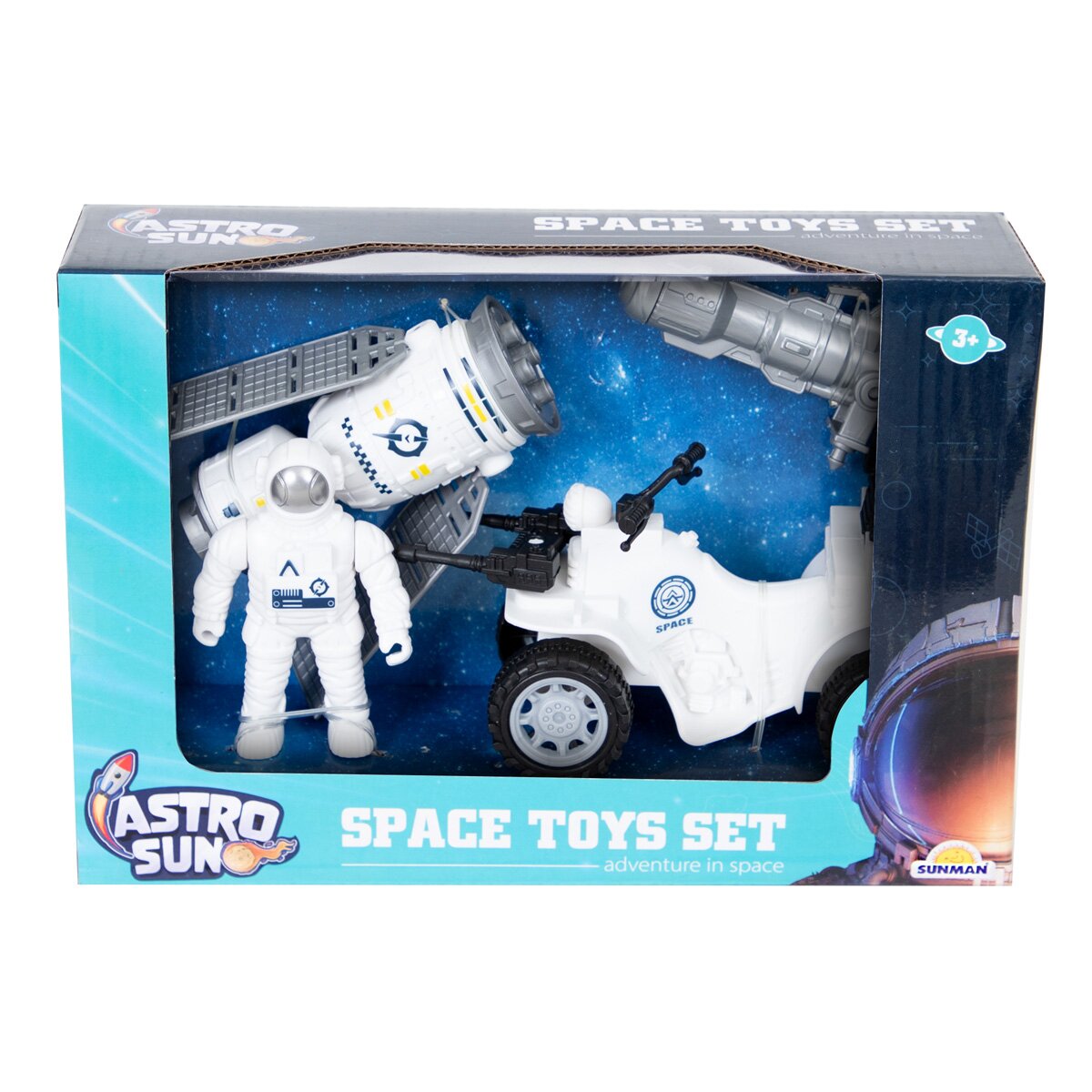 Sunman Set 2 vehicule spatiale si astronaut Satelit