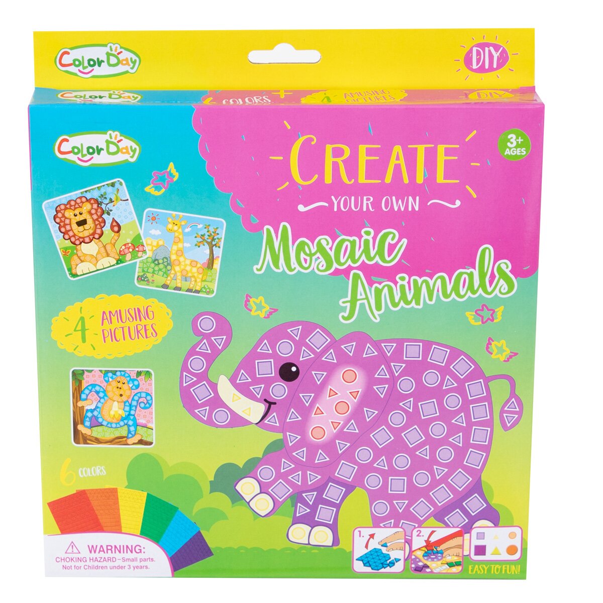 Sunman Set de creatie Color Day Mosaic Animals
