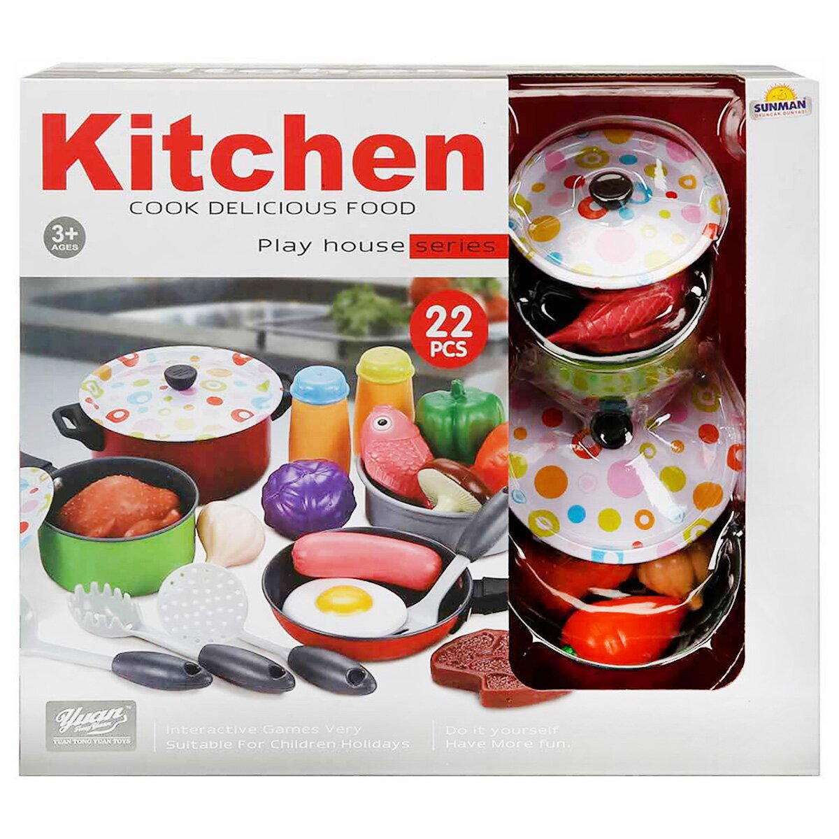 Sunman Set de gatit Little Chef 22 piese