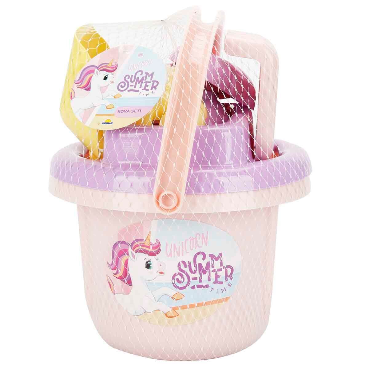 Sunman Set galetusa cu ustensile pentru plaja Unicorn