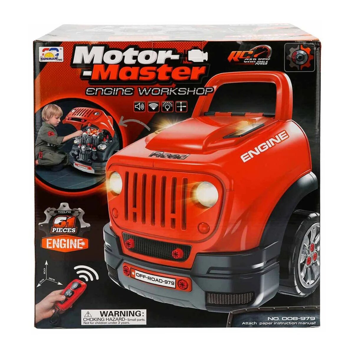 Sunman Set interactiv de reparatii Motor-Master