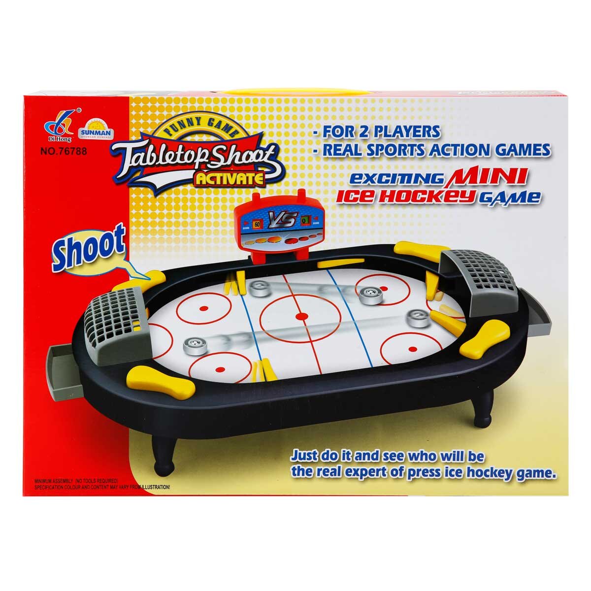 Sunman Set mini joc de masa Tabletop Shoot Ice Hockey 42 x 21 x 13 cm