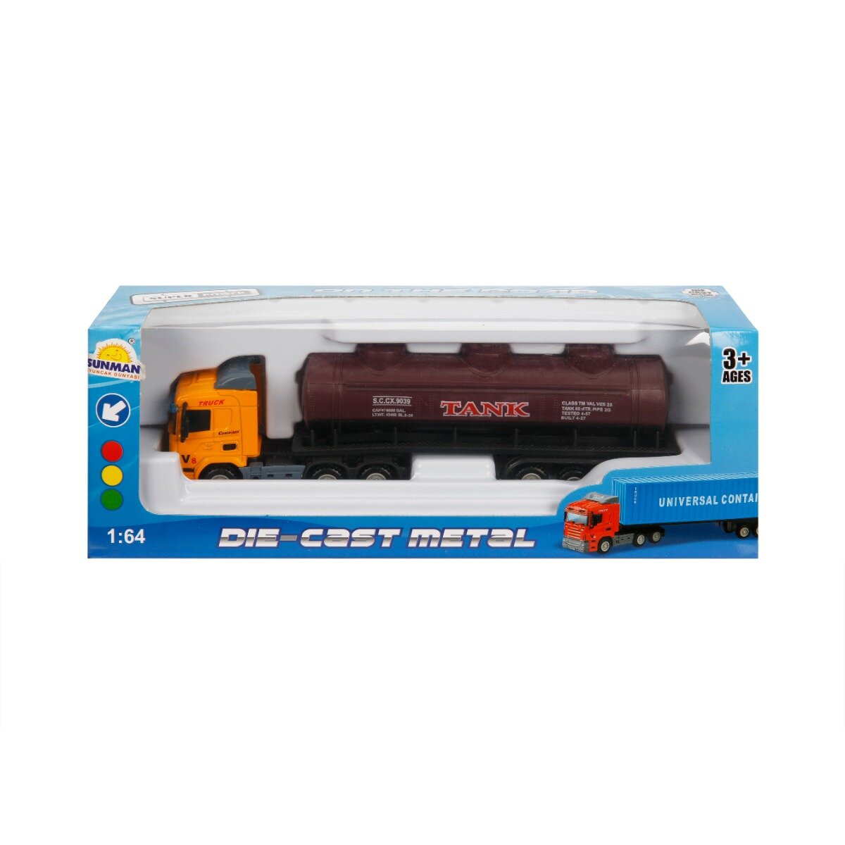 Sunman Transportator Die-Cast Truck Metal 1:64 22 cm