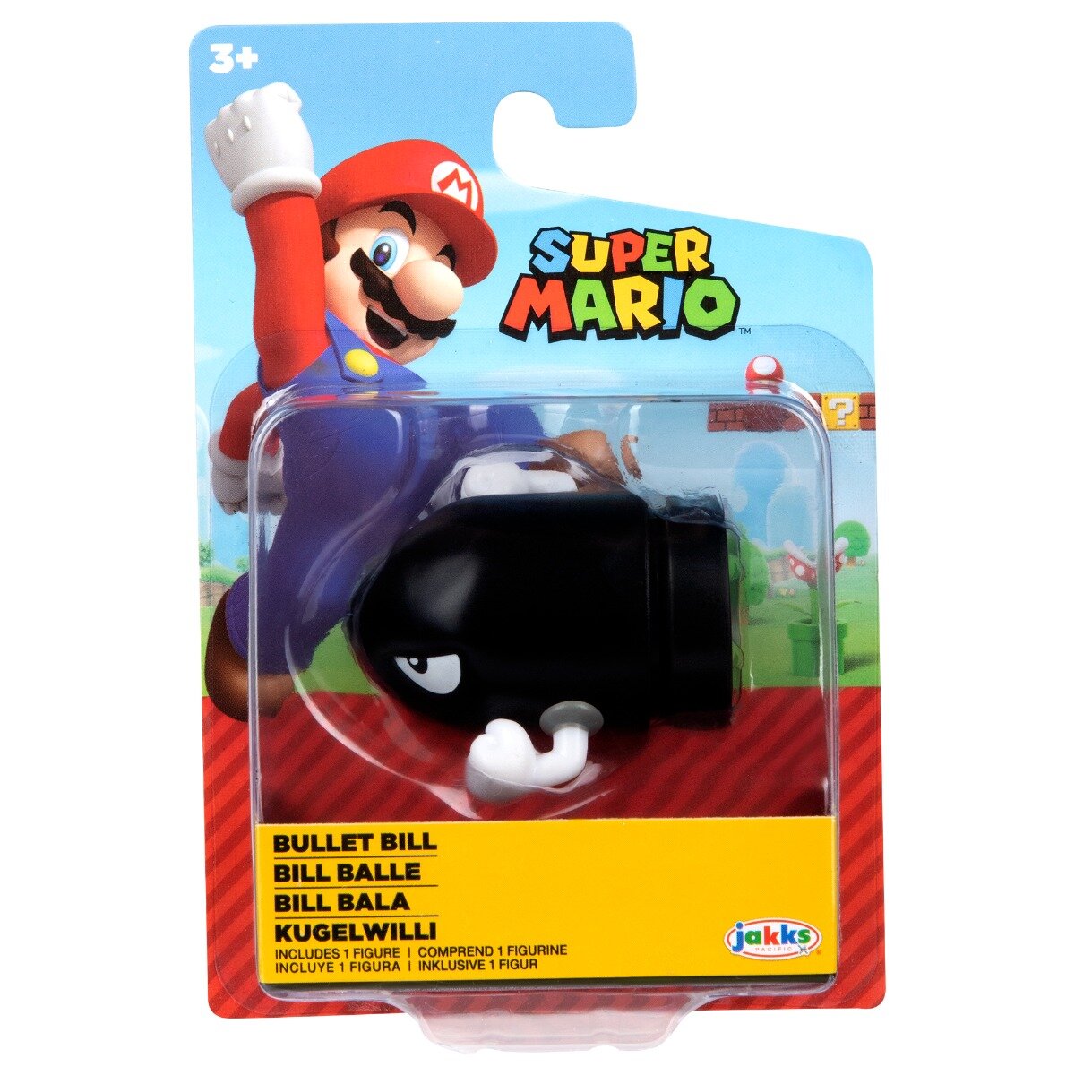Super Mario Figurina articulata Bullet Bill 6 cm