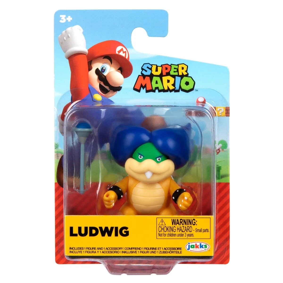 Super Mario Figurina articulata Ludwig 6 cm