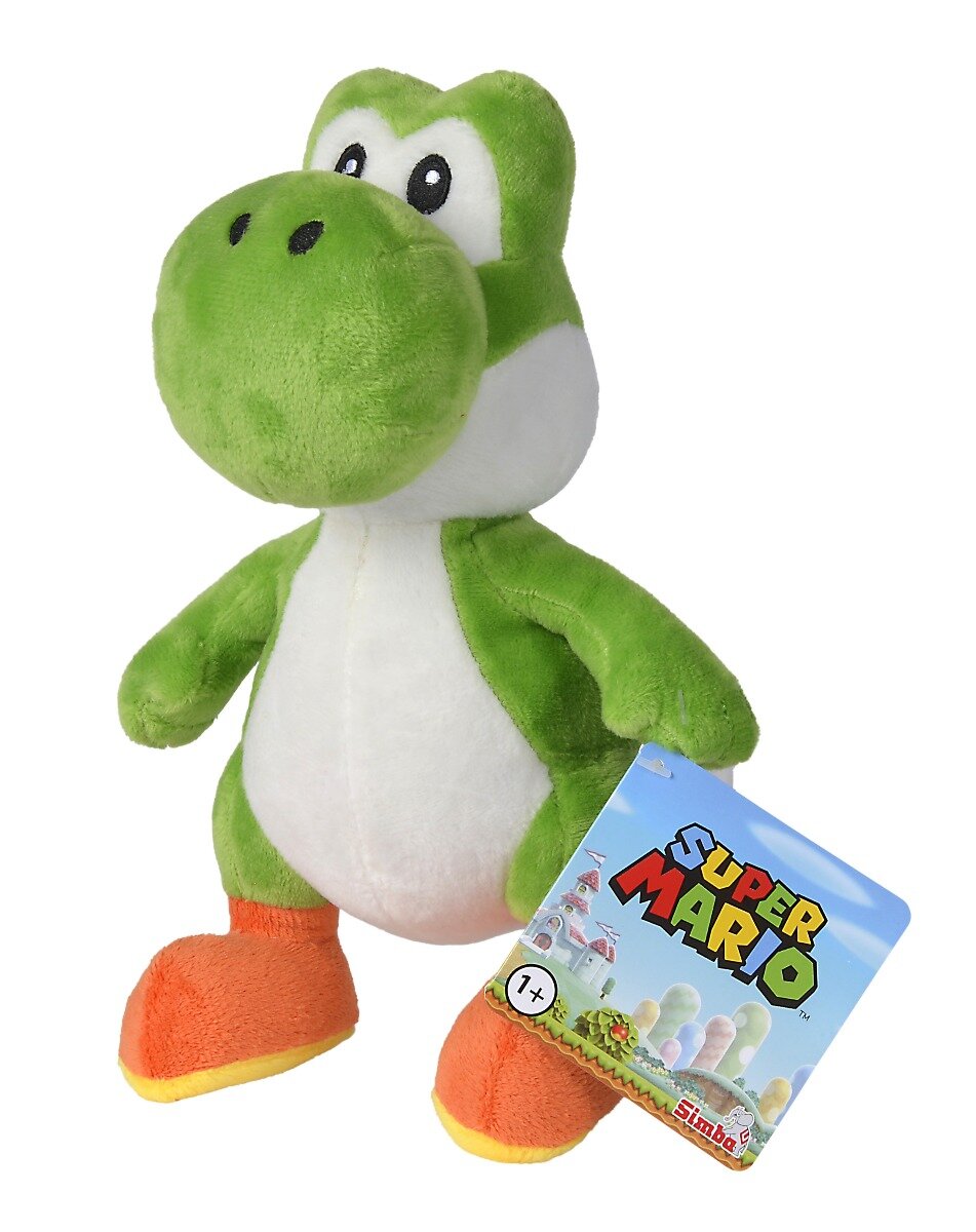 Super Mario Jucarie de plus Dinozaurul Yoshi 20 cm