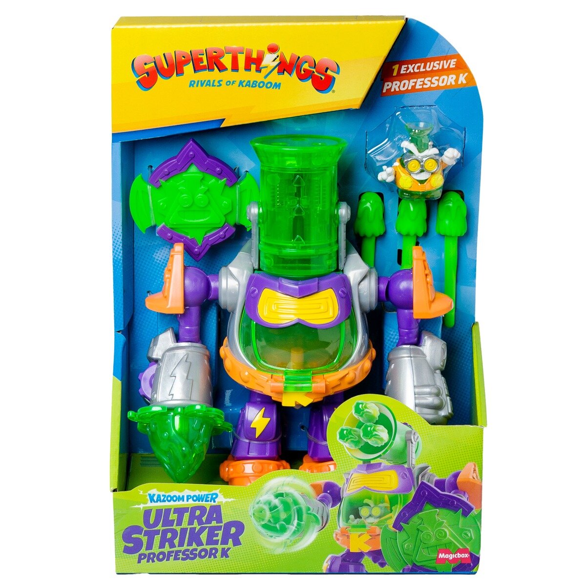 SuperThings Robot cu figurina Ultra Striker Professor K
