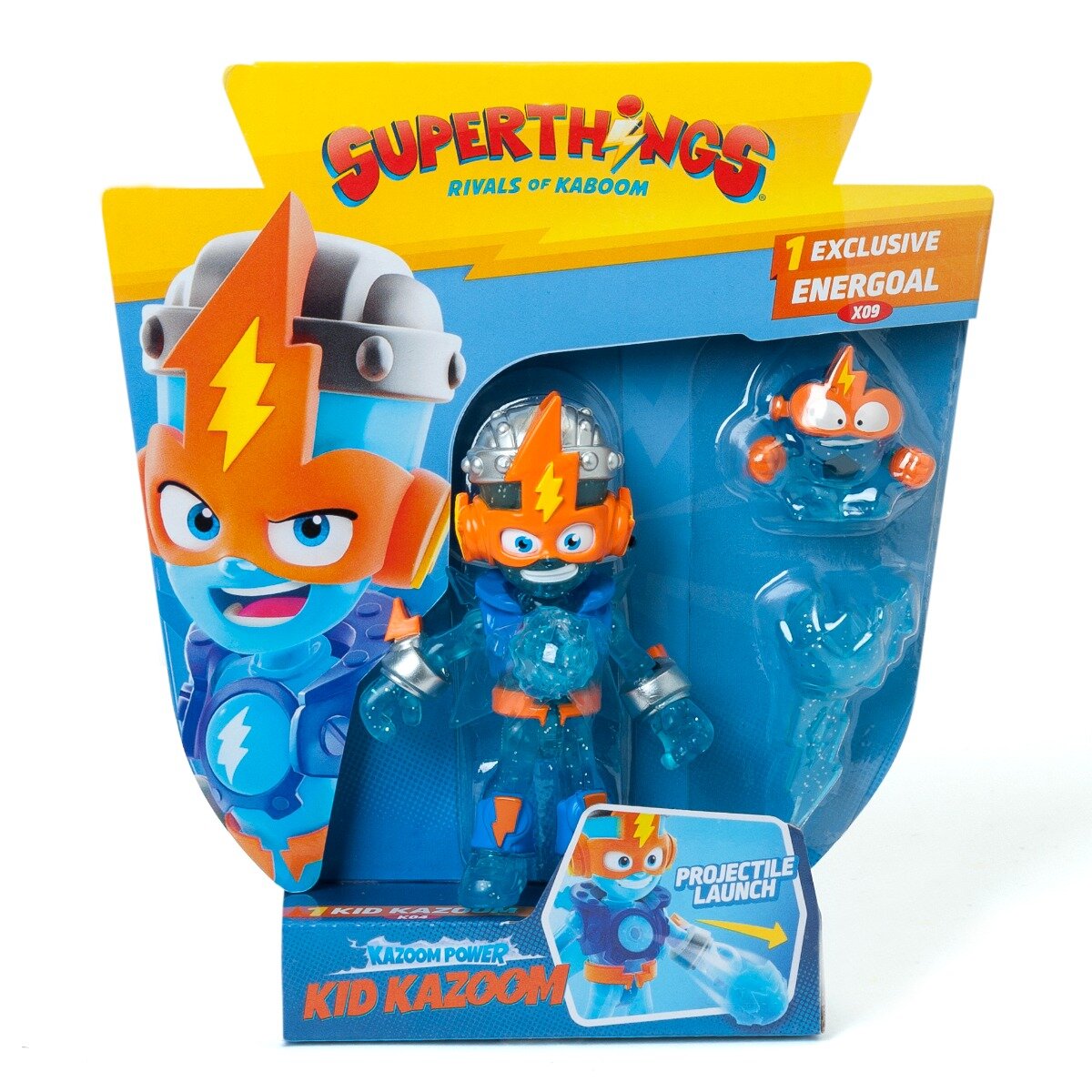 SuperThings Set 2 figurine Kazoom Power Mission Kids Kid Kazoom si Energoal