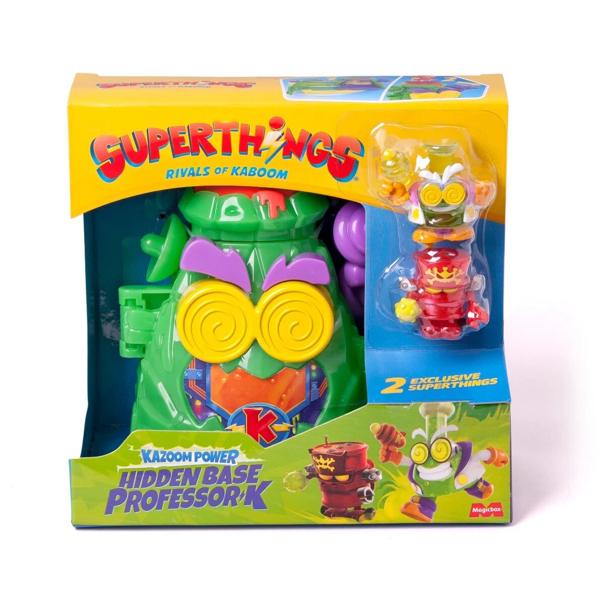 SuperThings Set de joaca cu figurine Kazoom Power Baza ascunsa Profesor K