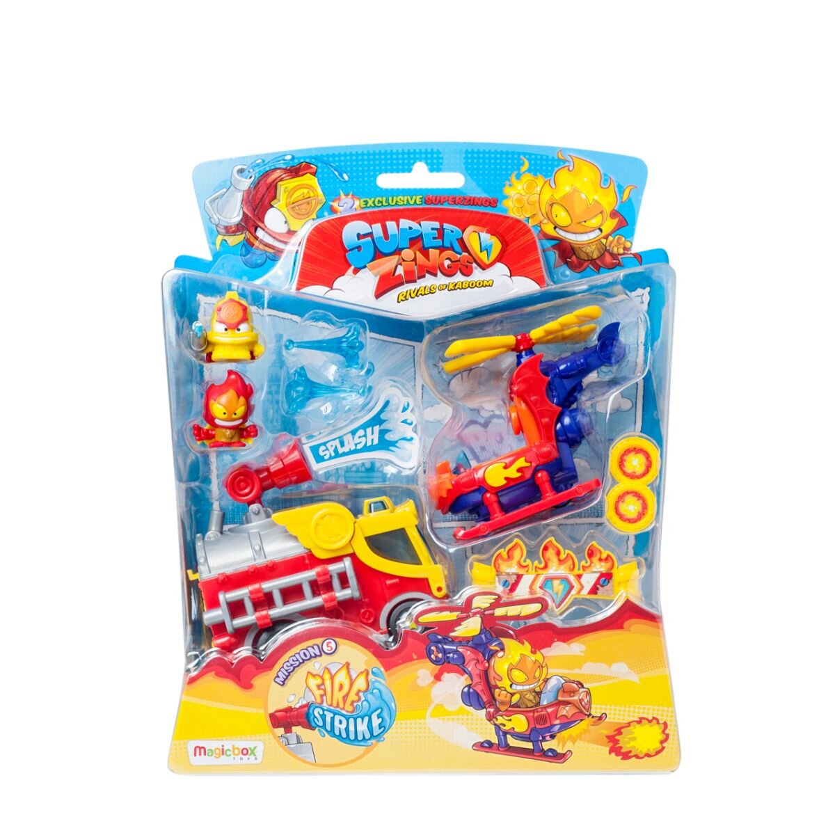 SuperZings Set figurine Misiunea 5 Foc vs Apa