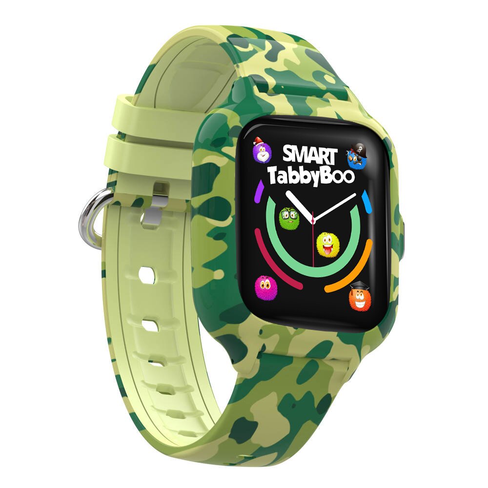 Tabby Boo Ceas smartwatch 4G GPS Ecran 1.4 inch Camouflage Green