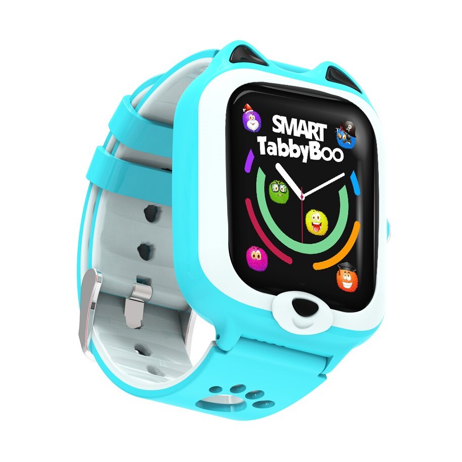 Tabby Boo Ceas smartwatch 4G GPS Ecran 1.4 inch Kitty Blue