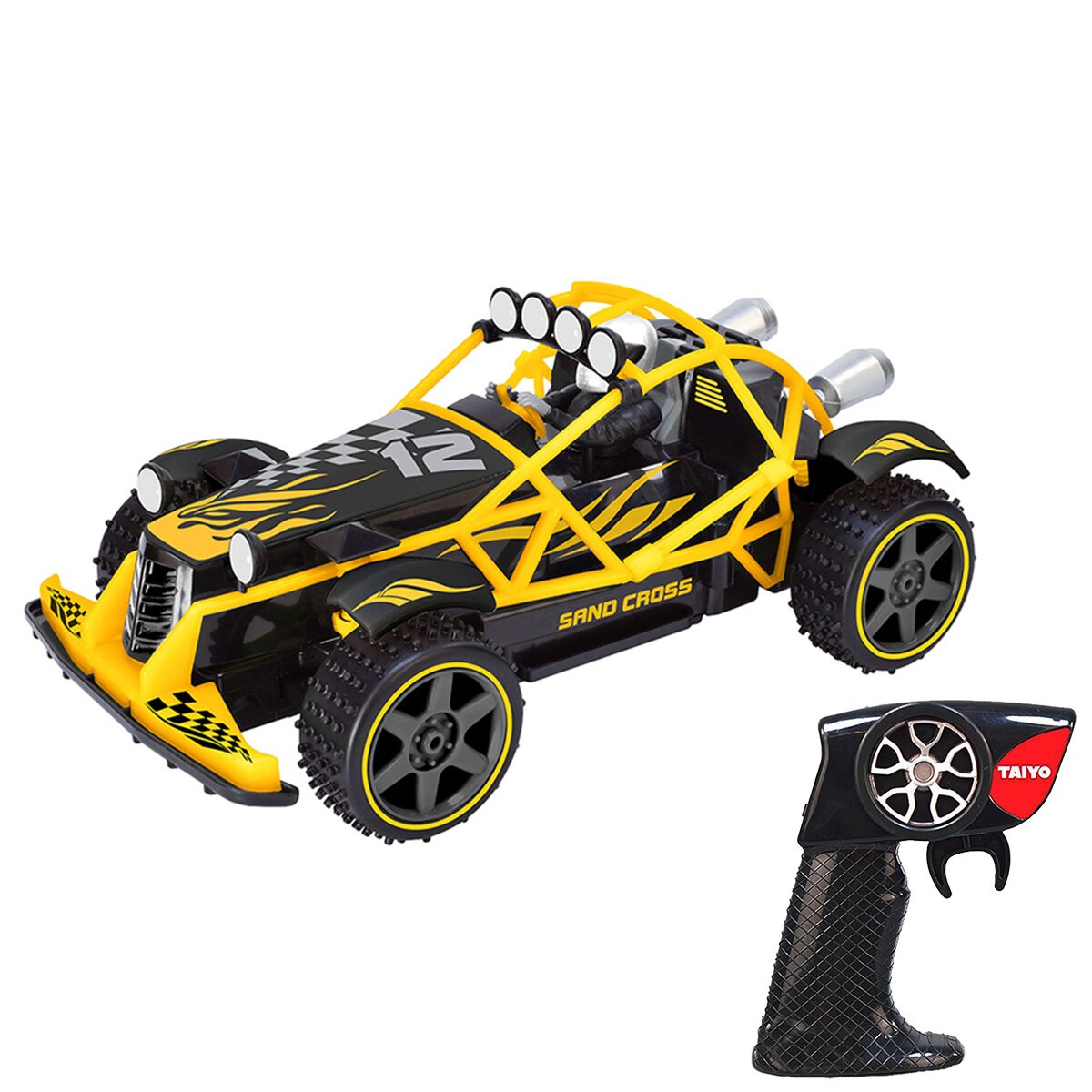 Taiyo Masina cu telecomanda Buggy Glow in the Dark Sand cross