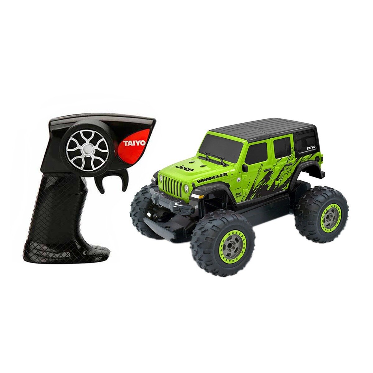 Taiyo Masina de teren cu telecomanda Jeep Wrangler Sahara Unlimited Verde 1:22
