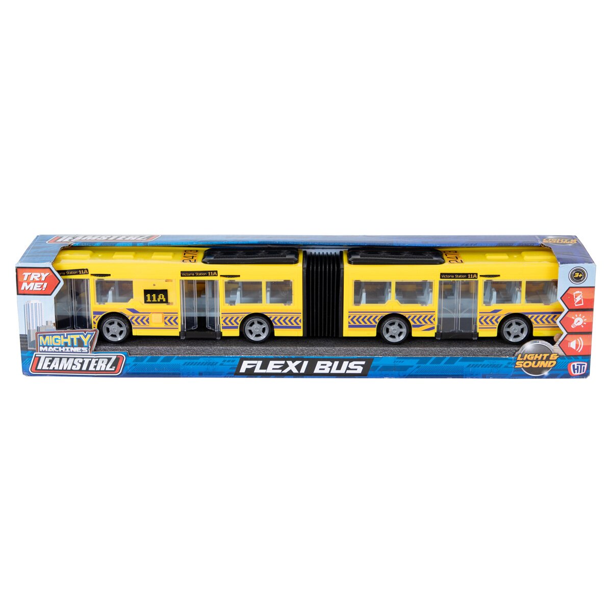 Teamsterz Autobuz cu lumini si sunete Galben
