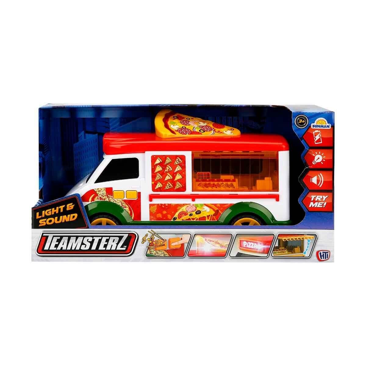 Teamsterz Camionul cu pizza cu lumini si sunete