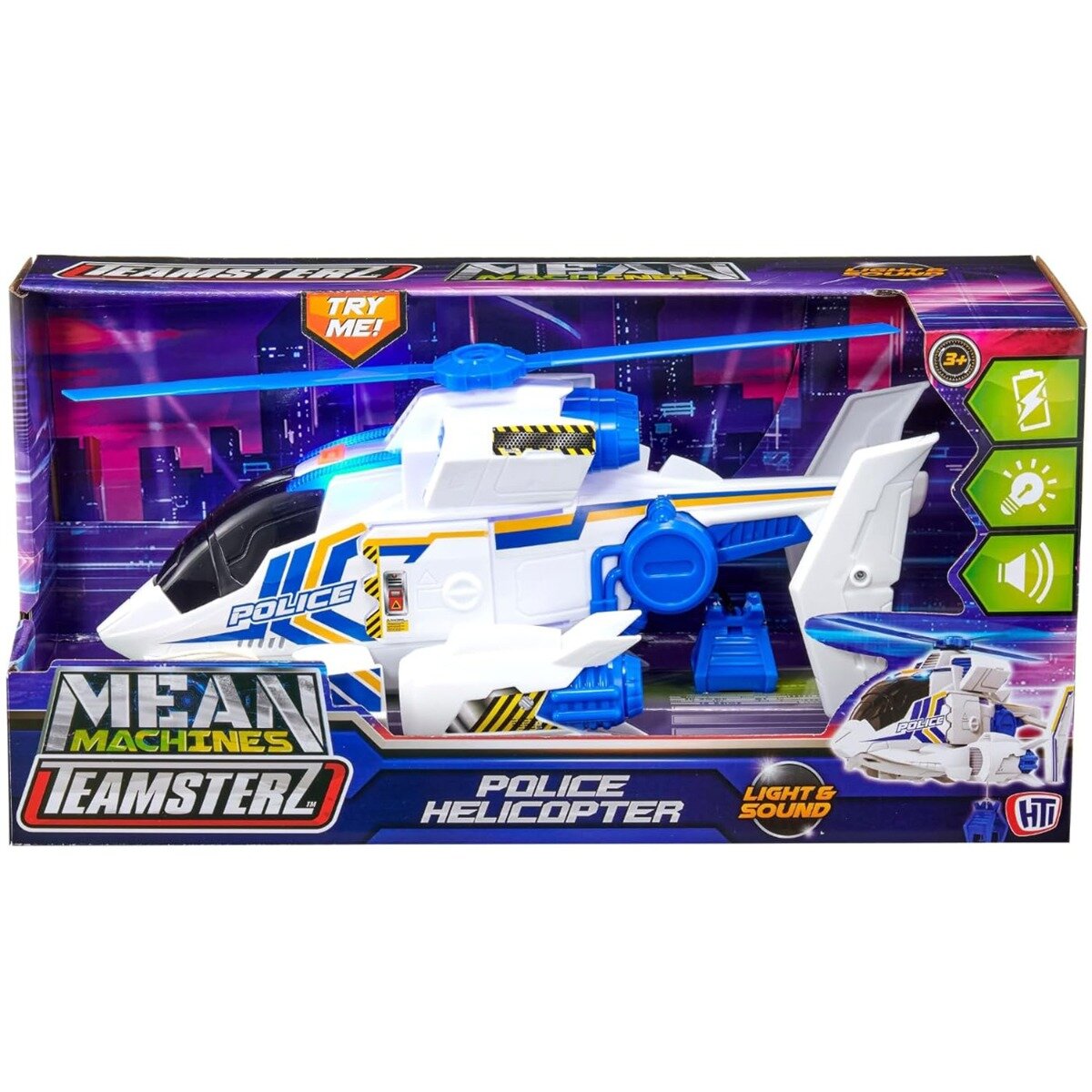 Teamsterz Elicopter cu lumini si sunete Mean Machines Police