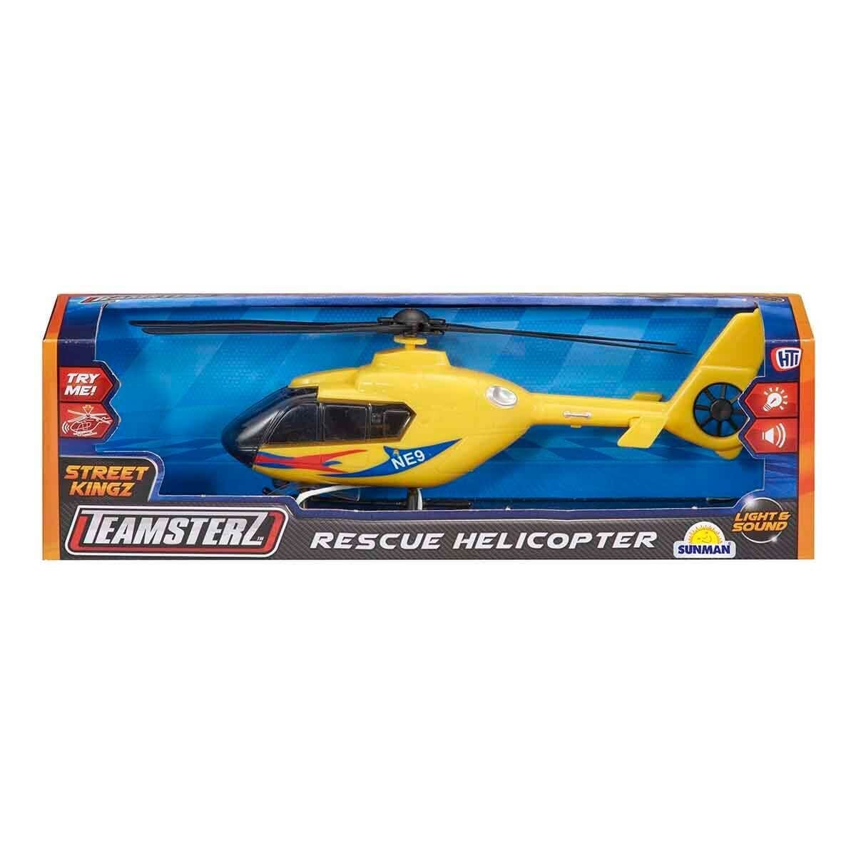Teamsterz Elicopter de salvare Street King Galben