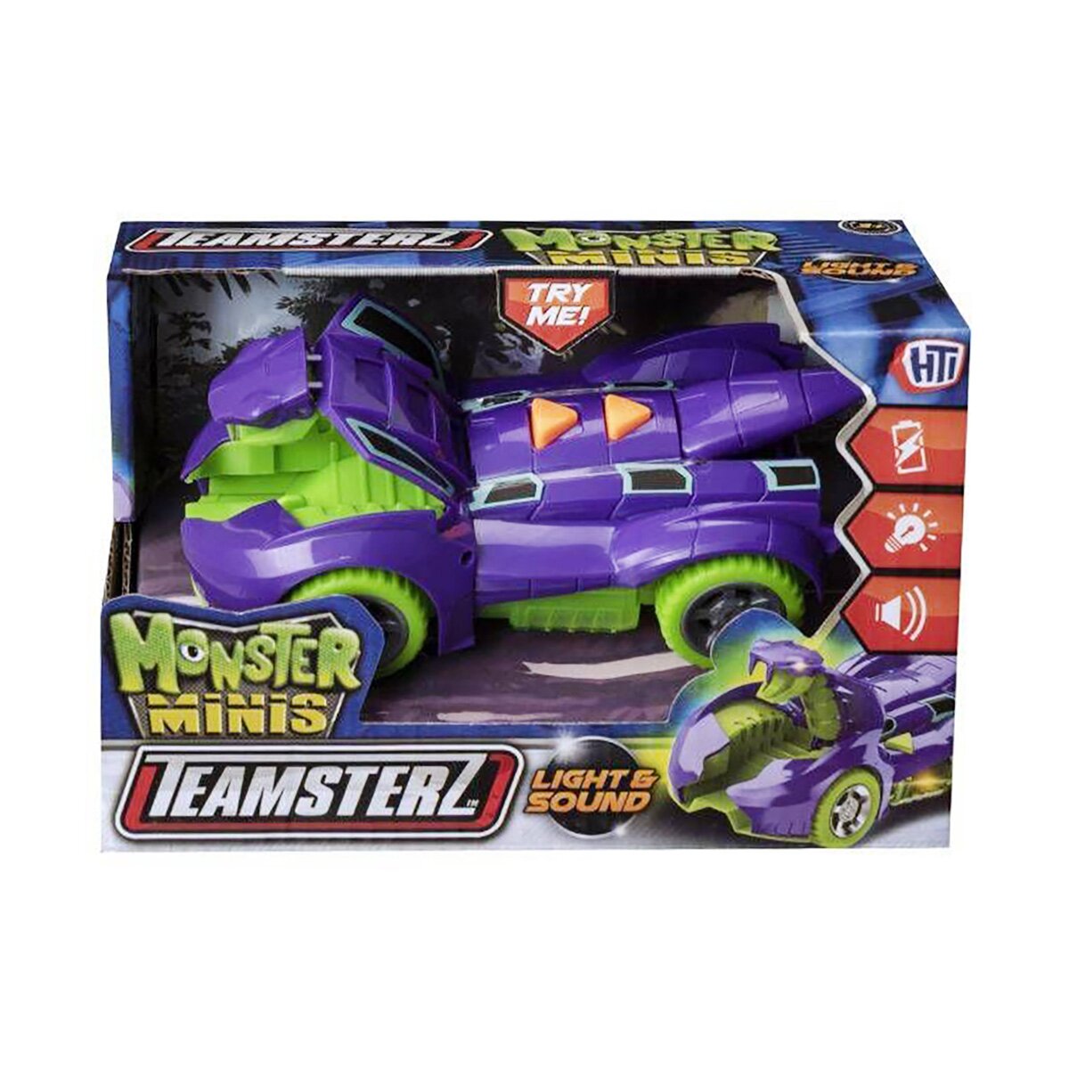 Teamsterz Masinuta Monstrulet cu lumini si sunete Mov