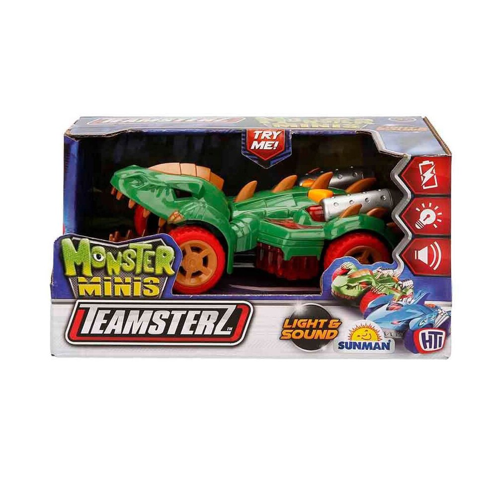 Teamsterz Masinuta Monstrulet cu lumini si sunete Verde