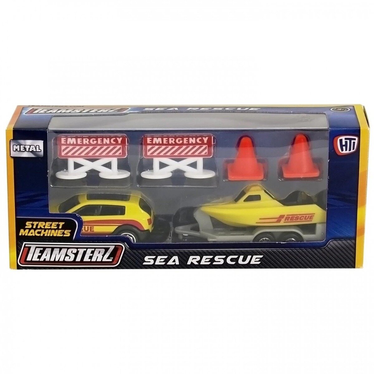 Teamsterz Set autospeciala de salvare cu barca Sea Rescue