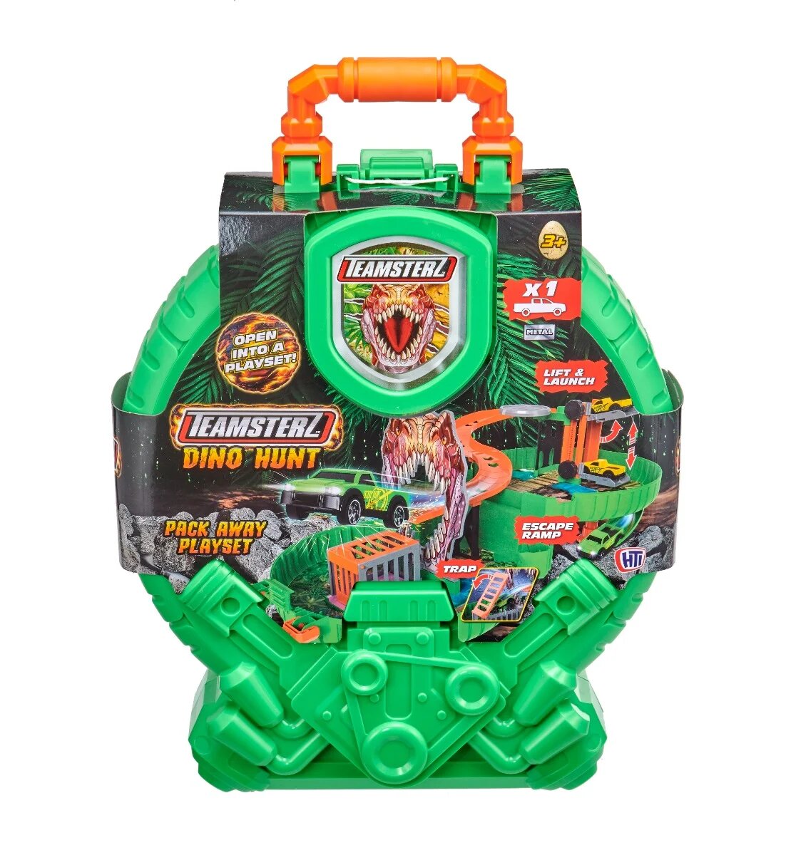 Teamsterz Set pista dinozaur cu masinuta Dino Hunt